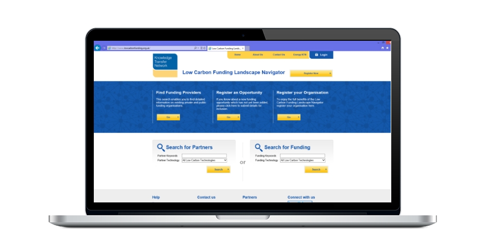 Research Funding Application Platform Web Page